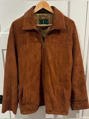 NWOT Capybara Leather Men's Jacket Argentina size Large (Grande)